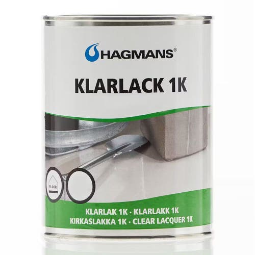 Klarlack 1K 20 - Halvmatt - 300ml