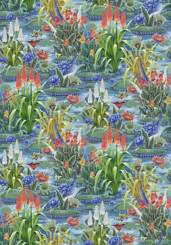 Osborne & Little - Elysium Mural Cobalt