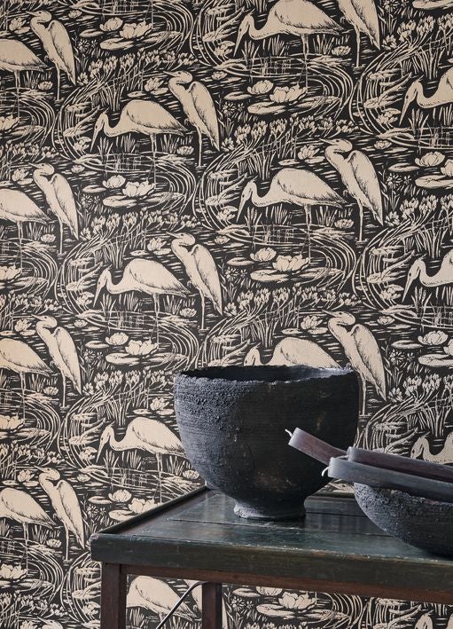 Casadeco - Euphrate Noir Reglisse Babylone Cad