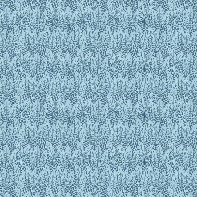 Lim & Handtryck - Trädgård - Glimmer/Blå K50-40