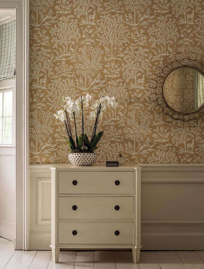 Nina Campbell - Foret Nc Signature Foret Ochre.