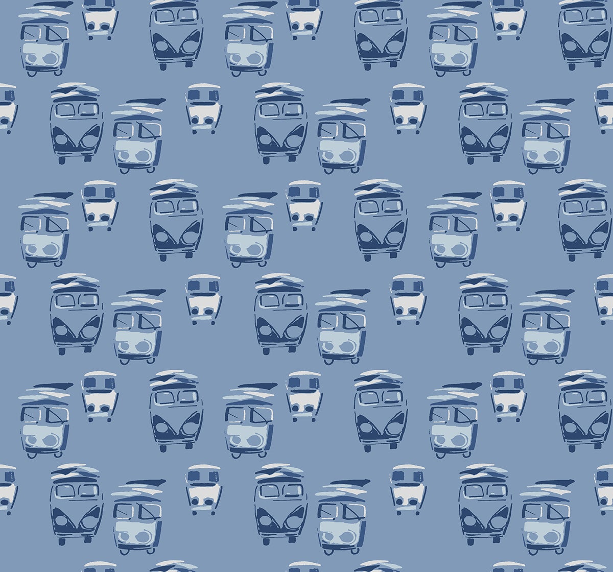 Carma - Navy, Grey & White