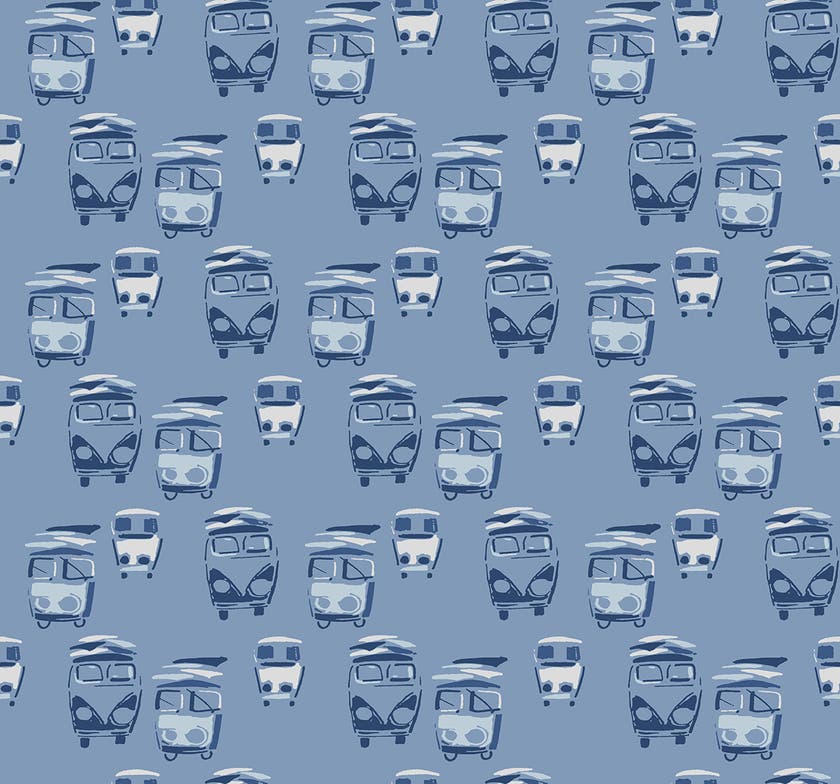 Carma - Navy, Grey & White