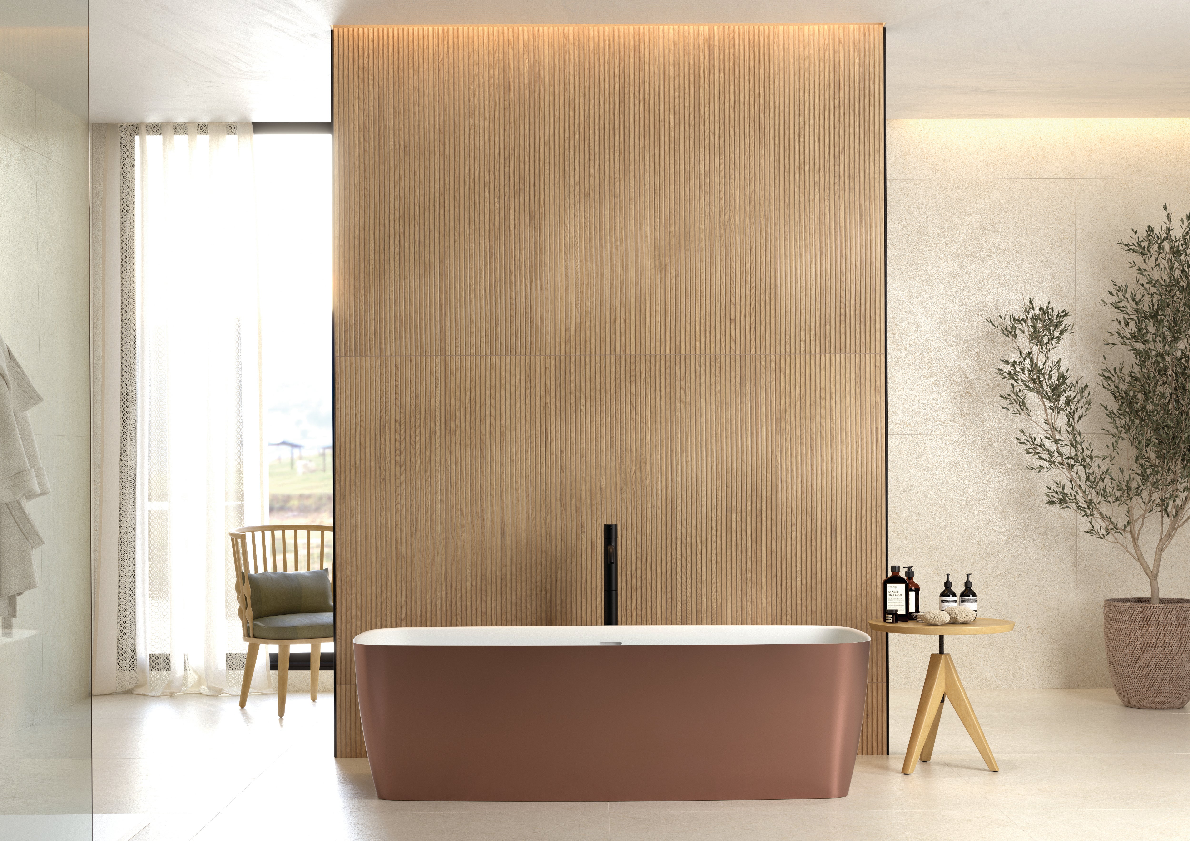 Woodline Oak dekor 40x120