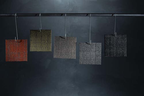 Grid Square Black Golvabia Textilgolv