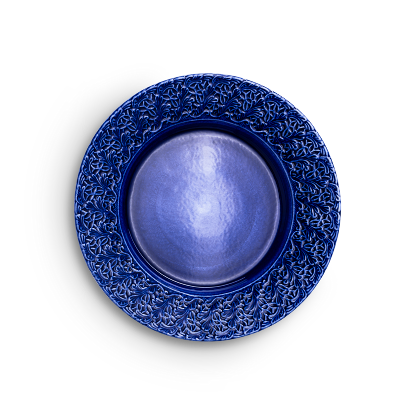 Lace Tallrik 32 cm Blå