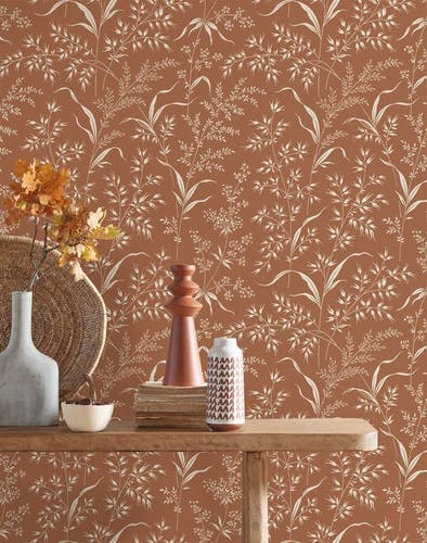 Casadeco - Grass Field Terre De Sien Soliflore