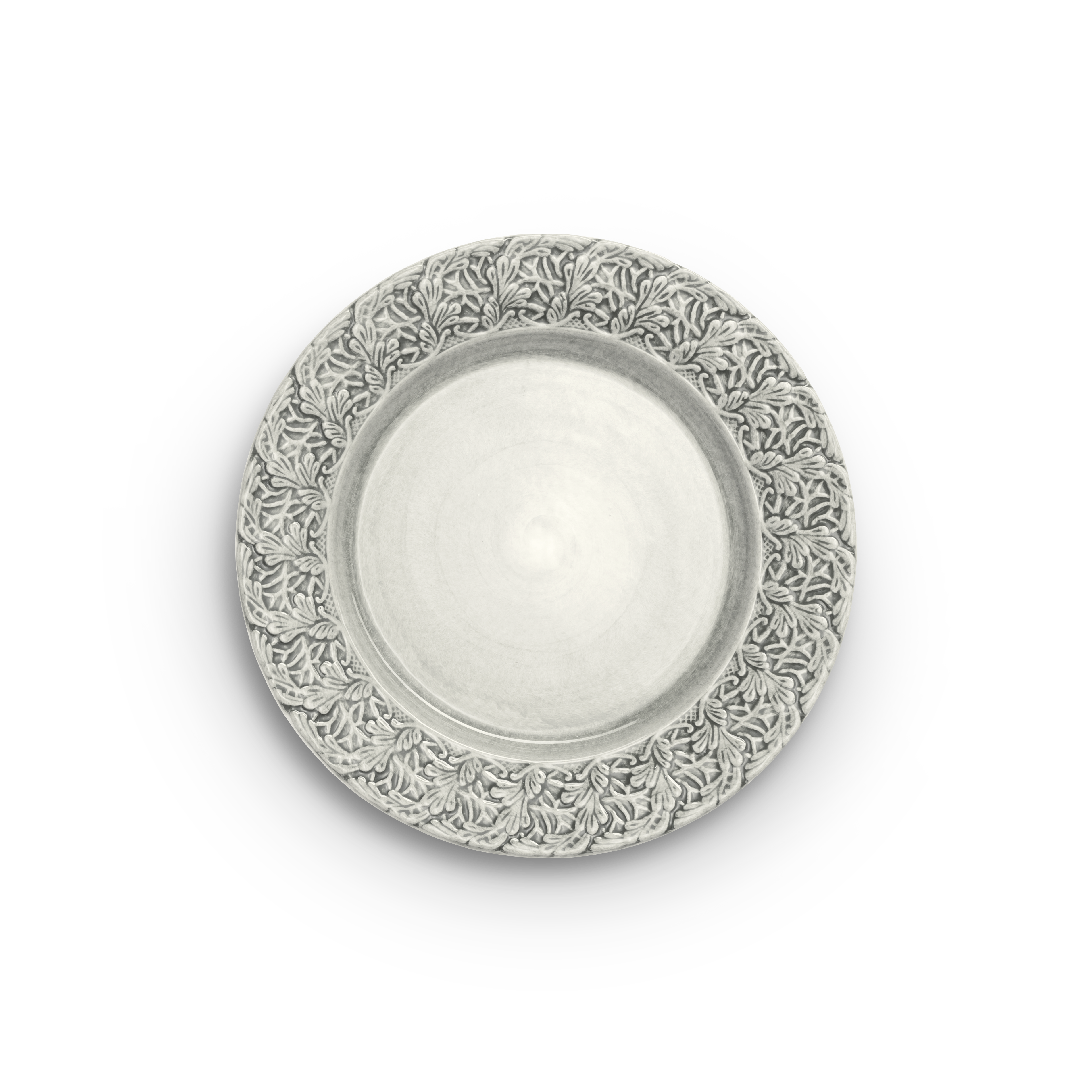 Lace Tallrik 25 cm Grå