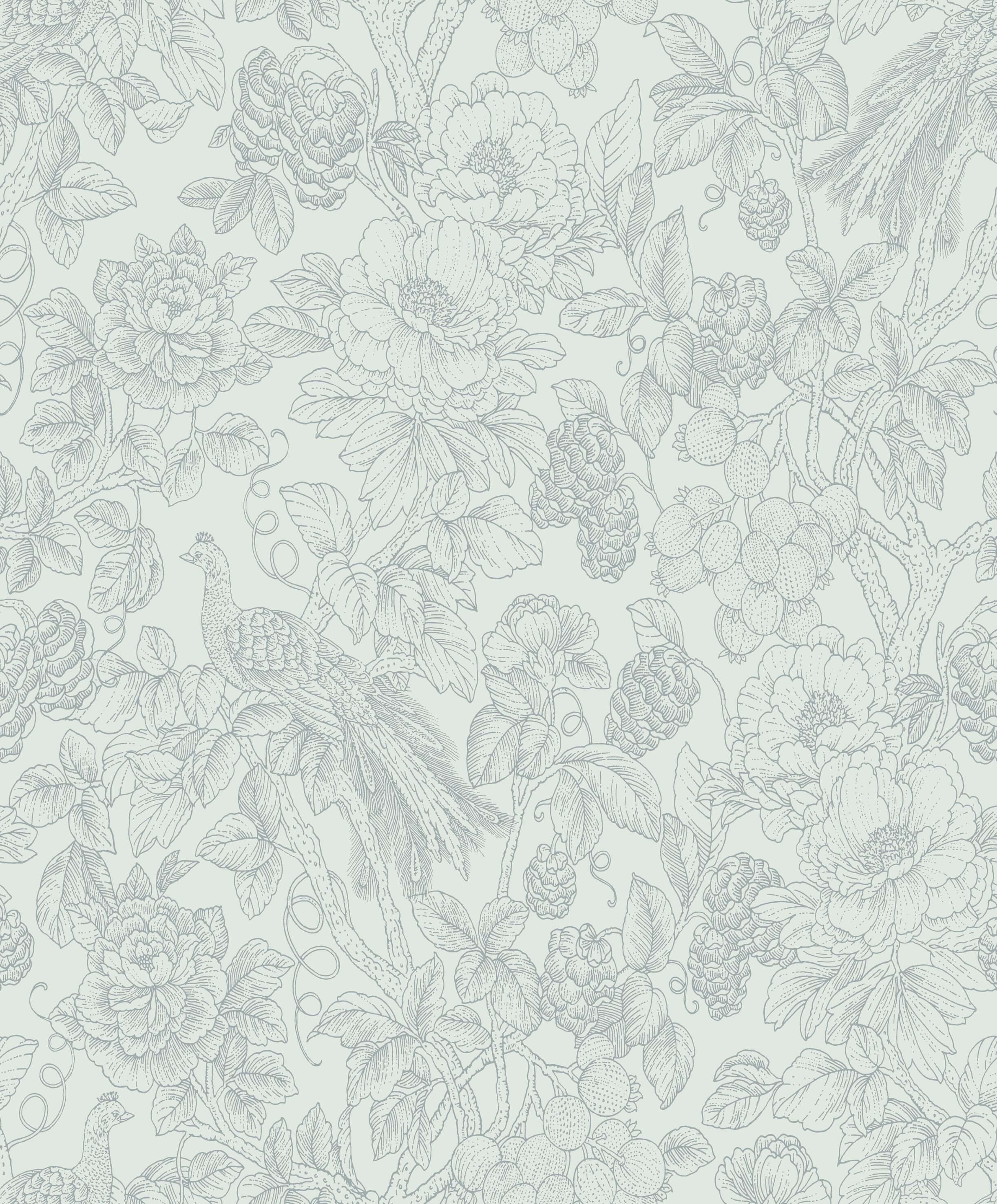 Casadeco - Delicacy Feather Bleu Delicacy