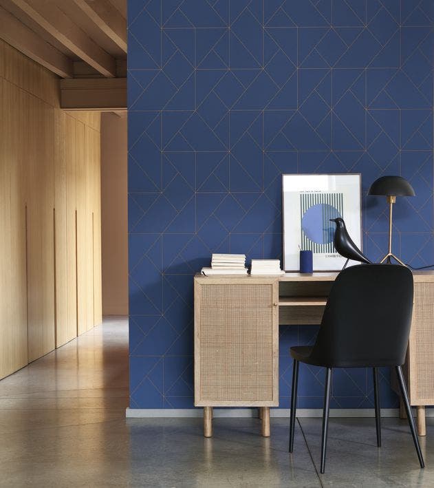 Casadeco - Subtilite Bleu Indigo Alchimie Cad