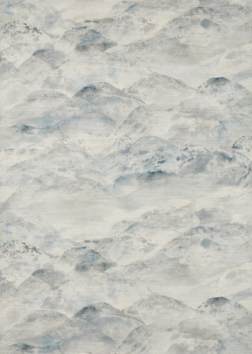 Zoffany - Sansui Indigo Wash Kensington Walk Wallpaper