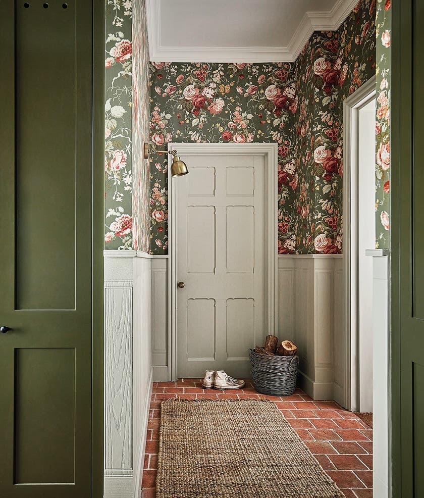 Sanderson - Stapleton Park Olive/Beng Sanderson One Sixty Wallp