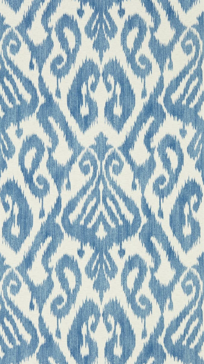 Sanderson - Kasuri Indigo Caspian Wallpapers