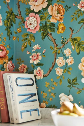 Sanderson - Hykenham High Sea/Ginger Sanderson One Sixty Wallp