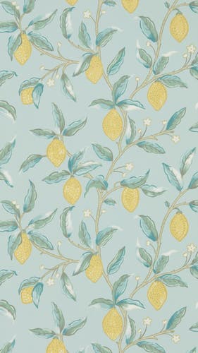 Morris & Co - Lemon Tree Wedgewood Melsetter Wallpapers