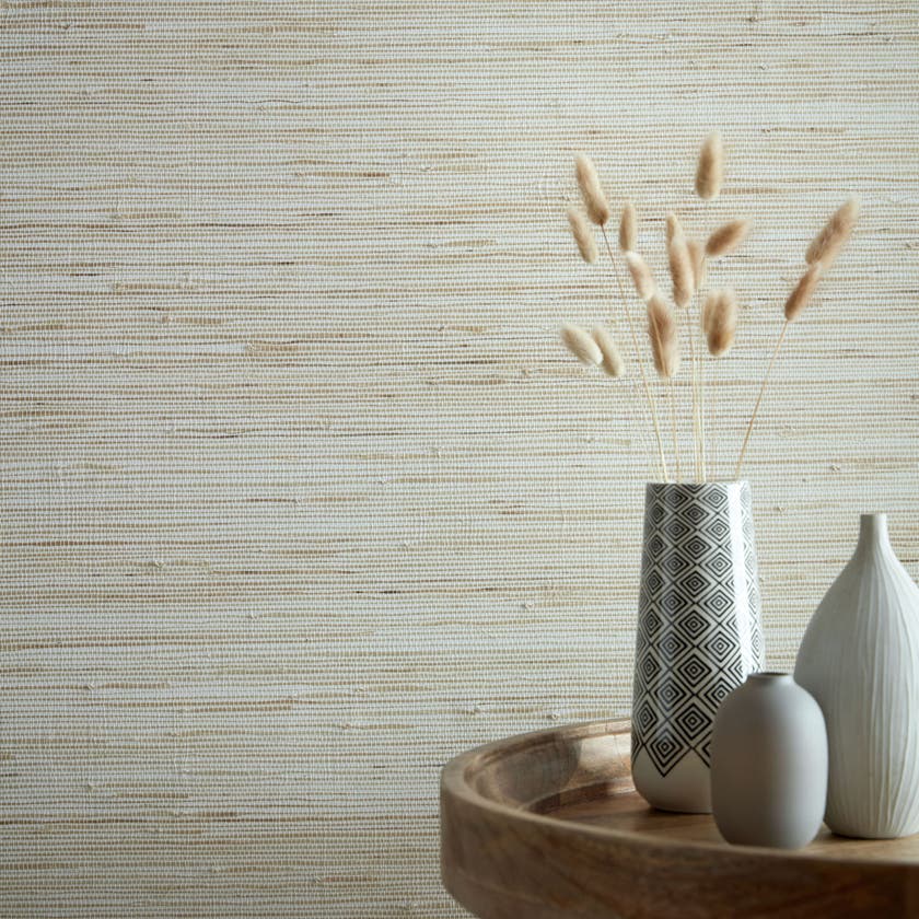 Carma - Grasscloth Natural Willow