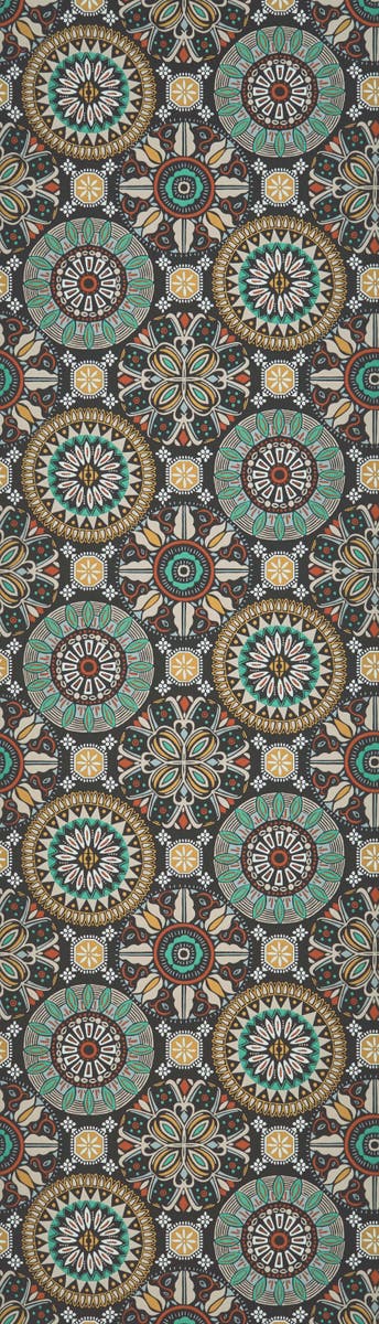 Osborne & Little - Rosetta Folium Rosetta Charcoal/M