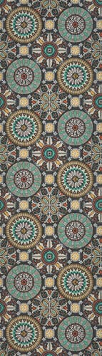 Osborne & Little - Rosetta Folium Rosetta Charcoal/M