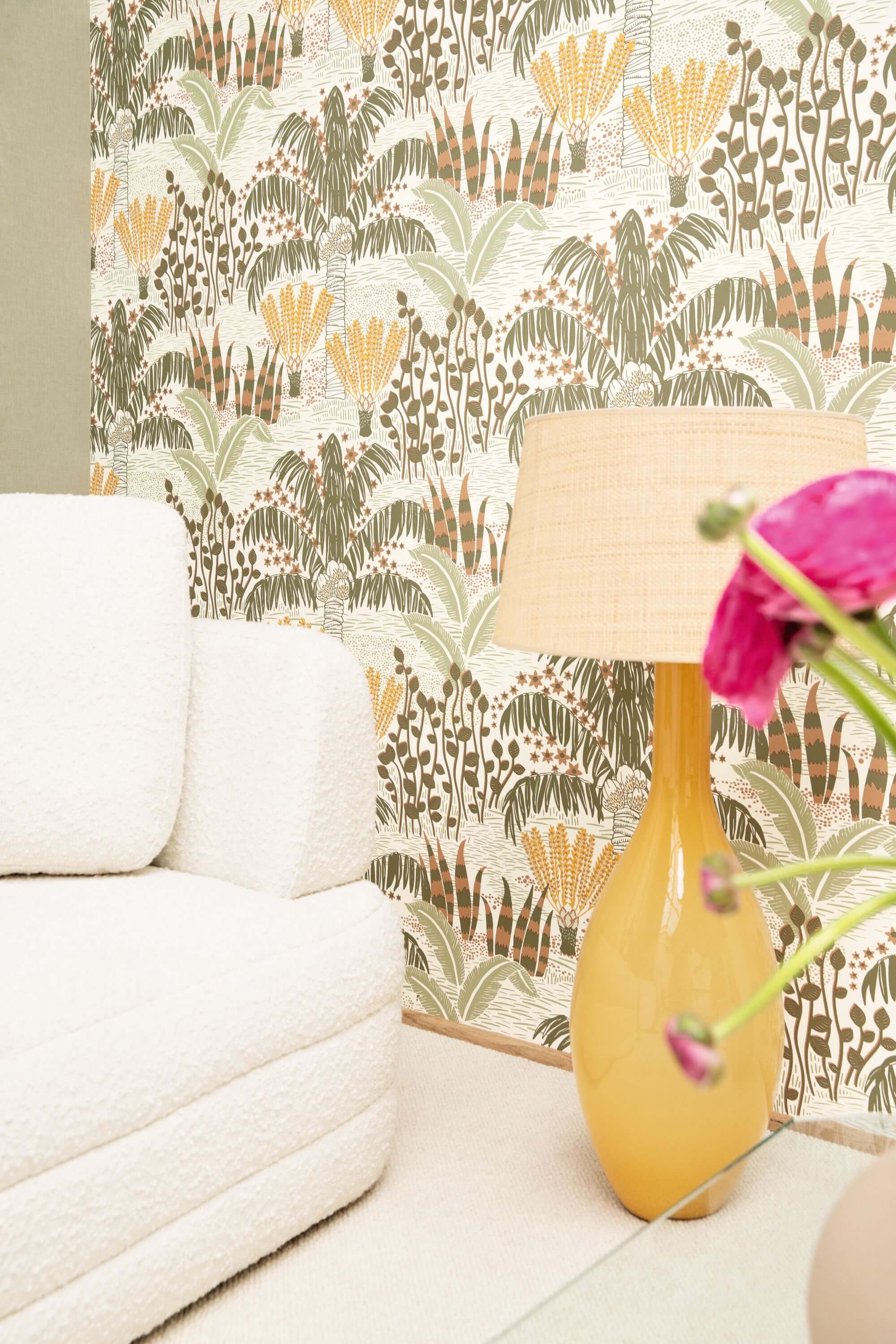 Caselio - Uni Vert Lichen Les Mini Mondes