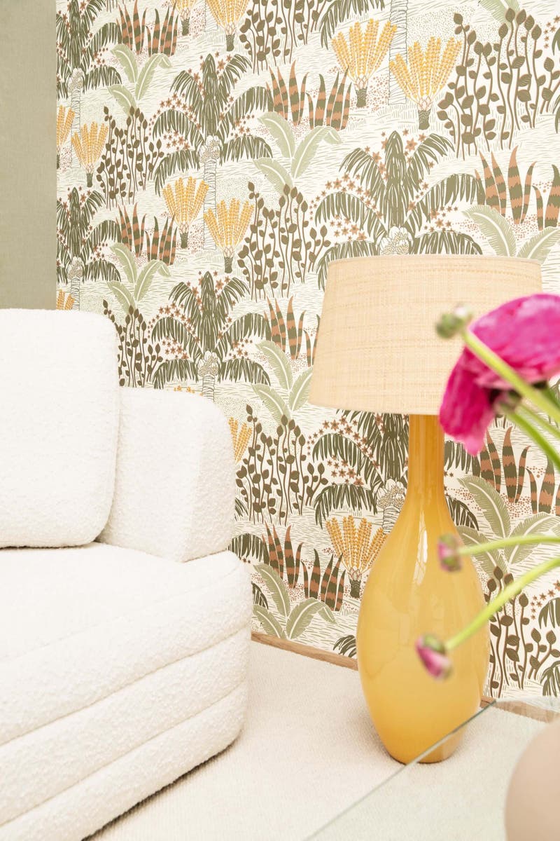 Caselio - Uni Vert Lichen Les Mini Mondes