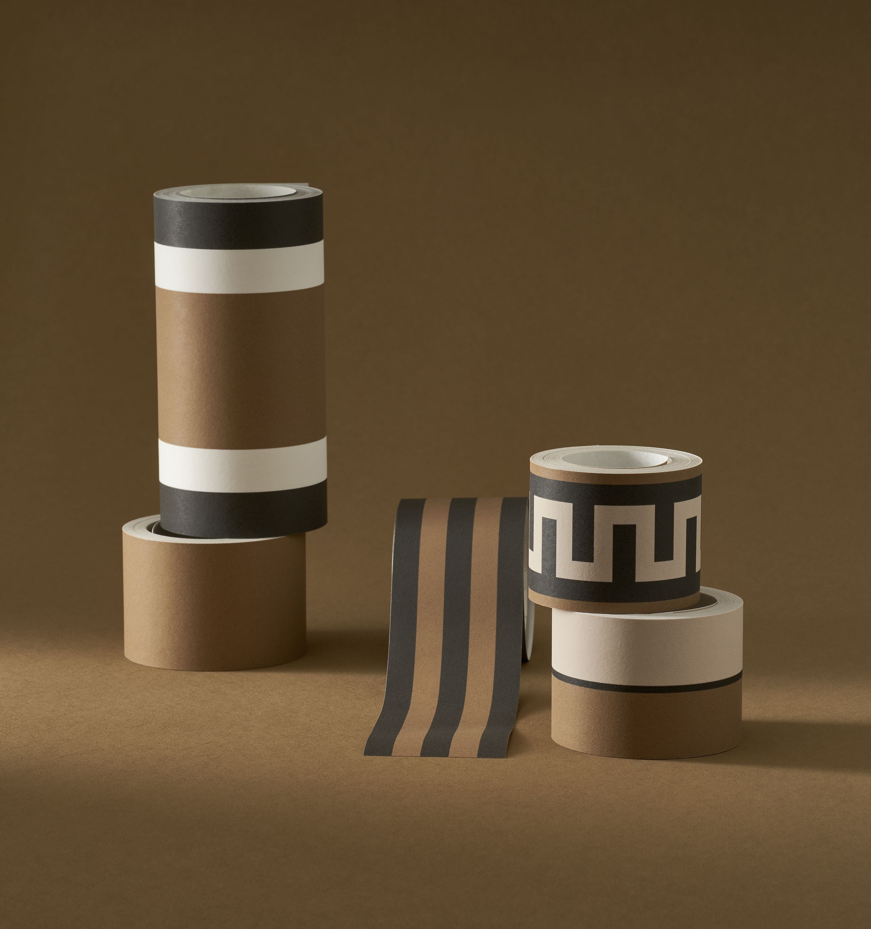 Casadeco - L'Audacieuse Noir Fusain Galons & Frises