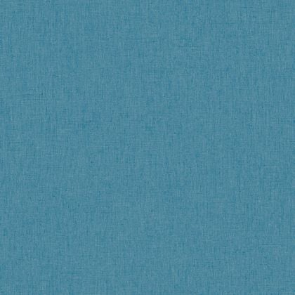 Caselio - Uni Bleu Paon Linen Edition
