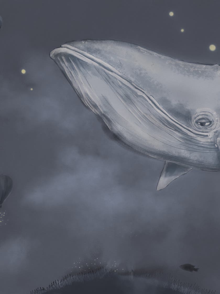 Boråstapeter - Whales in the sky