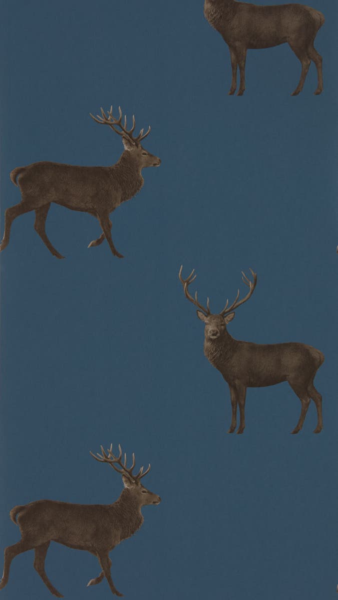 Sanderson - Evesham Deer Indigo Arboretum Wallpapers