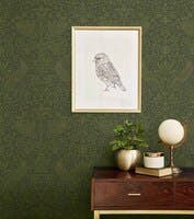 Peel & Stick Tonal Bird Garden Moss Green NW54404