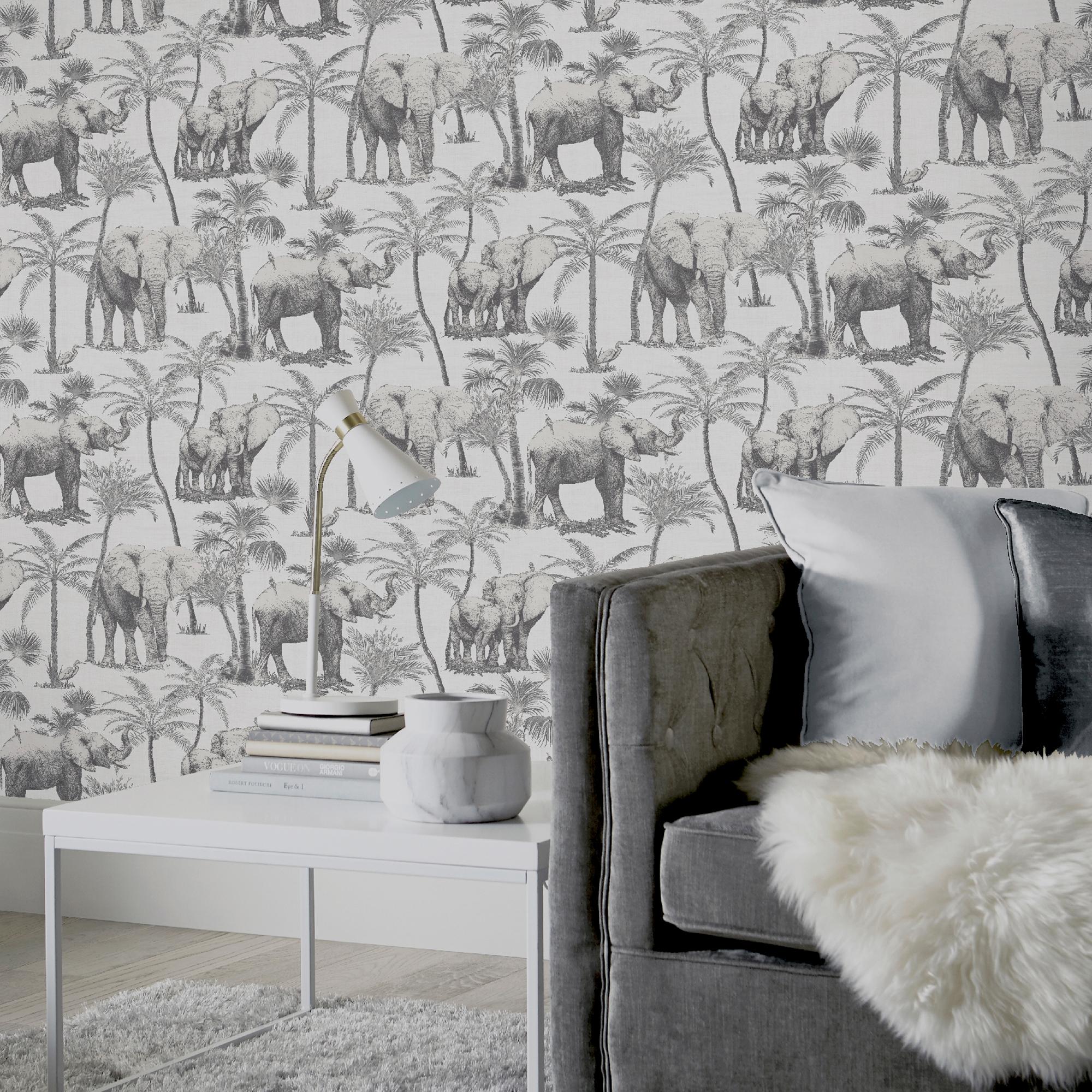 Safari Elephant Charcoal