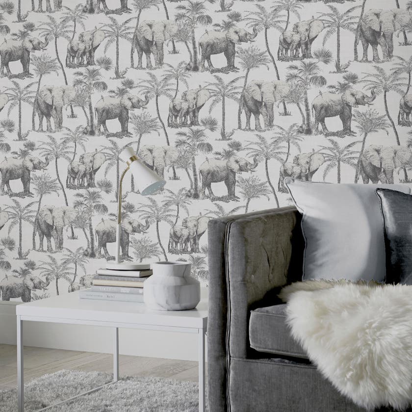 Safari Elephant Charcoal