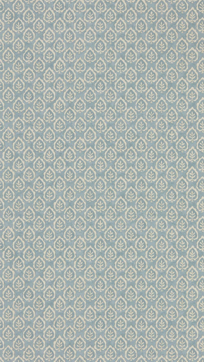 Sanderson - Fencott Blue Littlemore Wallpapers