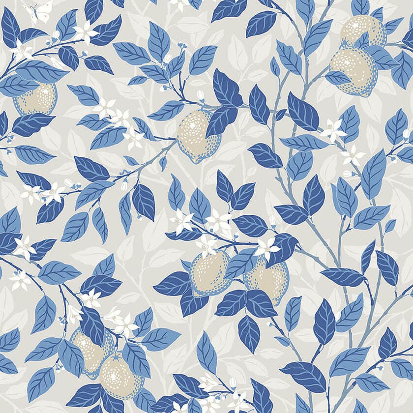 Citronträd - Blue & White