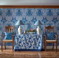 Spring Thicket Indigo/Lil Bedford Park Wallpapers