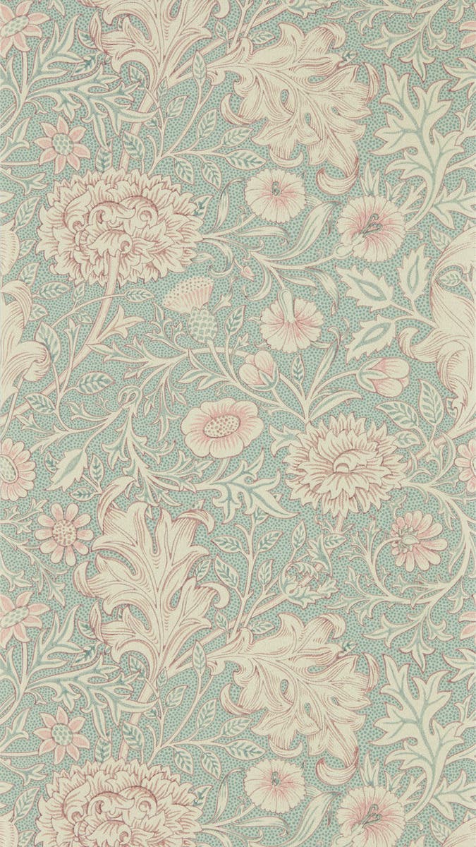 Double Bough Teal Rose Melsetter Wallpapers