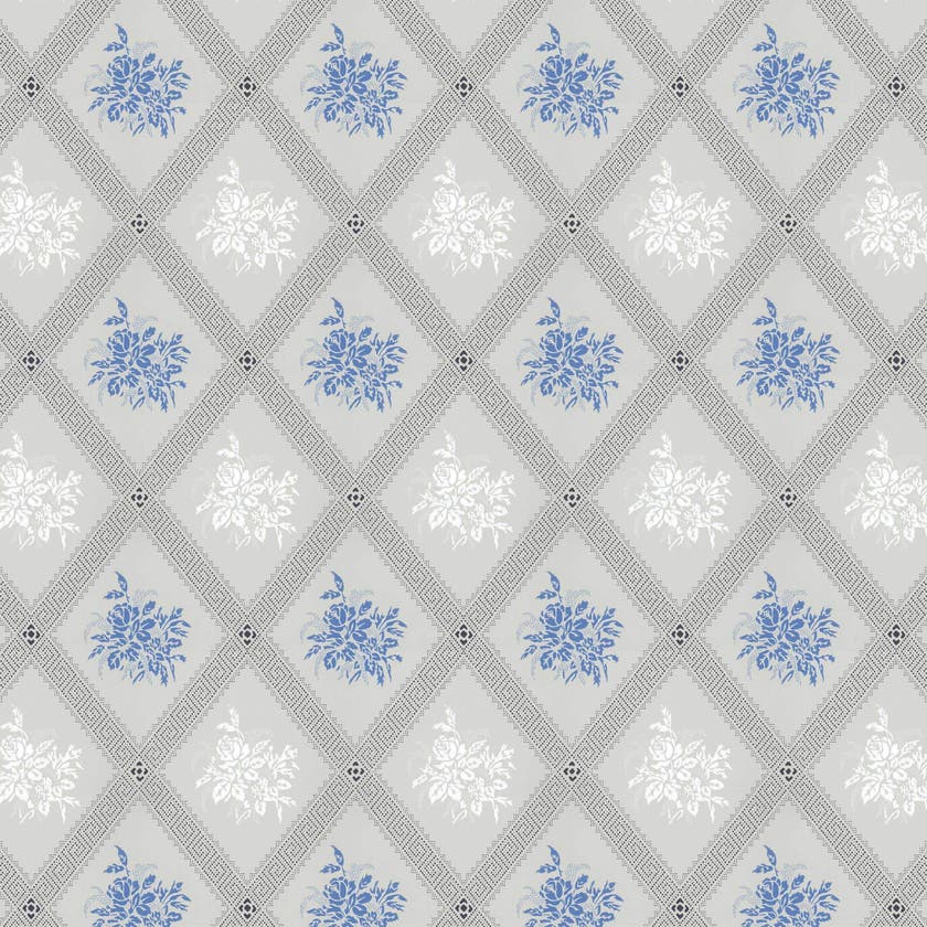 Lim & Handtryck - Karoline - Ljusblå/blå K12-44