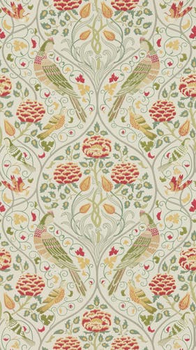 Morris & Co - Seasons By May Linen Melsetter Wallpapers
