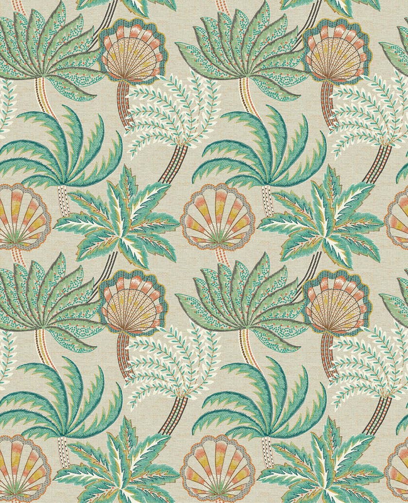 Osborne & Little - Ravenala Irisa Ravenala Teal.