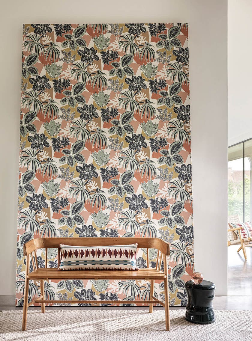 Osborne & Little - Frondoso Irisa Frondoso Blush/Ink