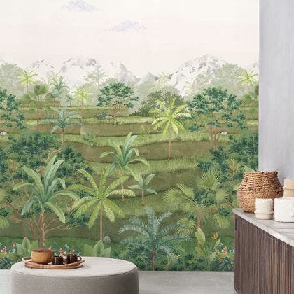 Casadeco - Riziere_M Vert Canopee 20 Bali Cad