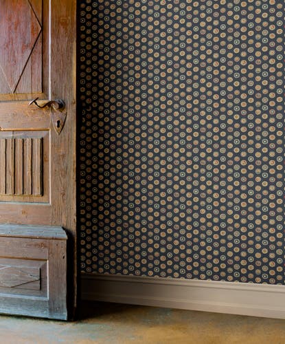 Court Buttons Indigo