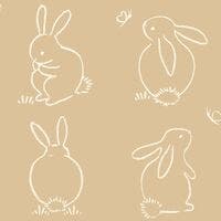 FUNNY BUNNY BEIGE CAMEL ONCE UPON A TIME