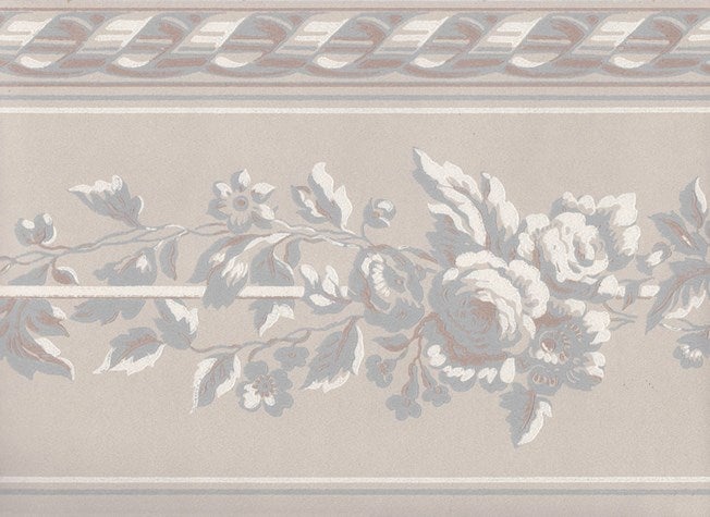 Lim & Handtryck - Versailes - Grå/Gråblå B11-46