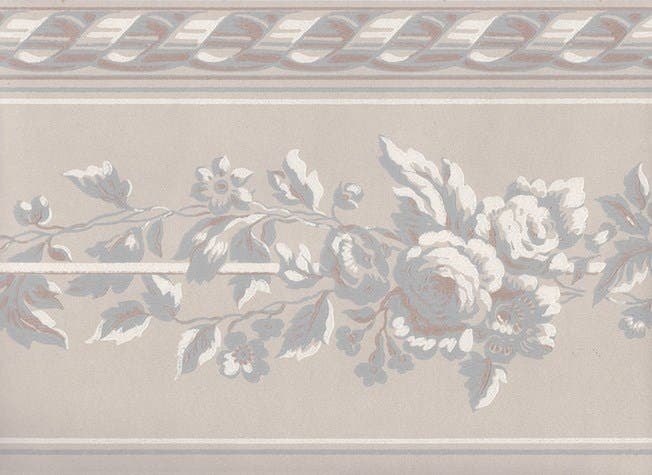 Lim & Handtryck - Versailes - Grå/Gråblå B11-46