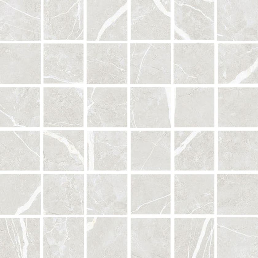 Glaciär Silver mosaik 5x5, ark 30x30