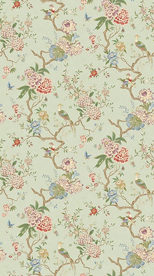 GP&J Baker - Original Oriental Bird Eau De Nil BW45128-5