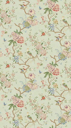 GP&J Baker - Original Oriental Bird Eau De Nil BW45128-5