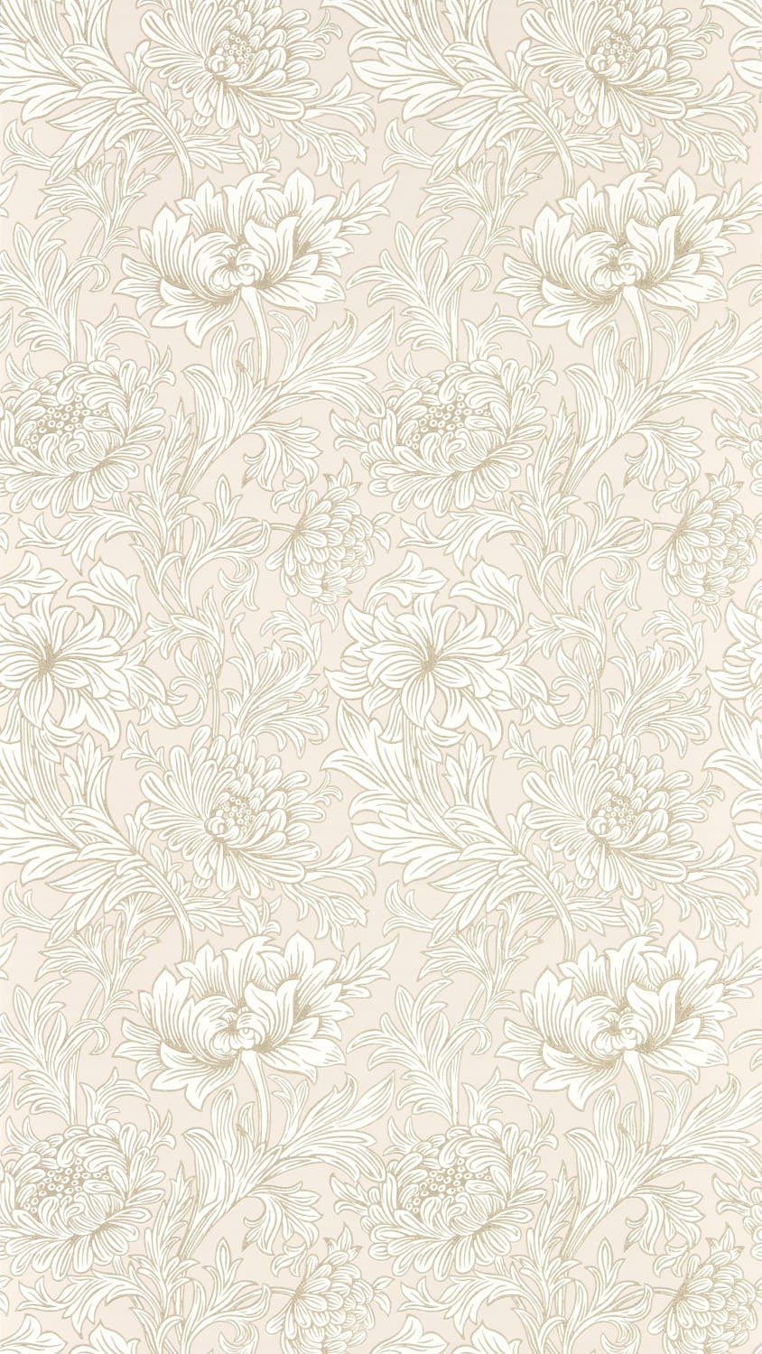 Morris & Co - Chrysanthemum Toile Cochi Simply Morris Wallpapers