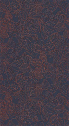 Casadeco - 1930 Gravure Bleu / Cuivr 1930