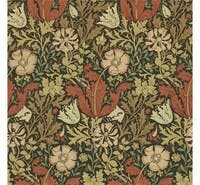 Compton Brown/Orange Morris and Friends Wallpa